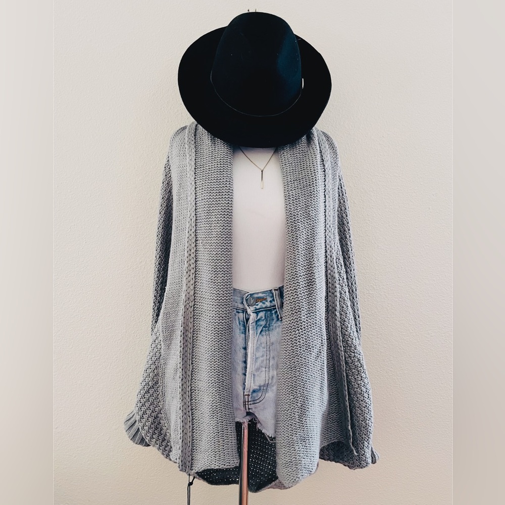 White Orchid Cocoon Cardigan